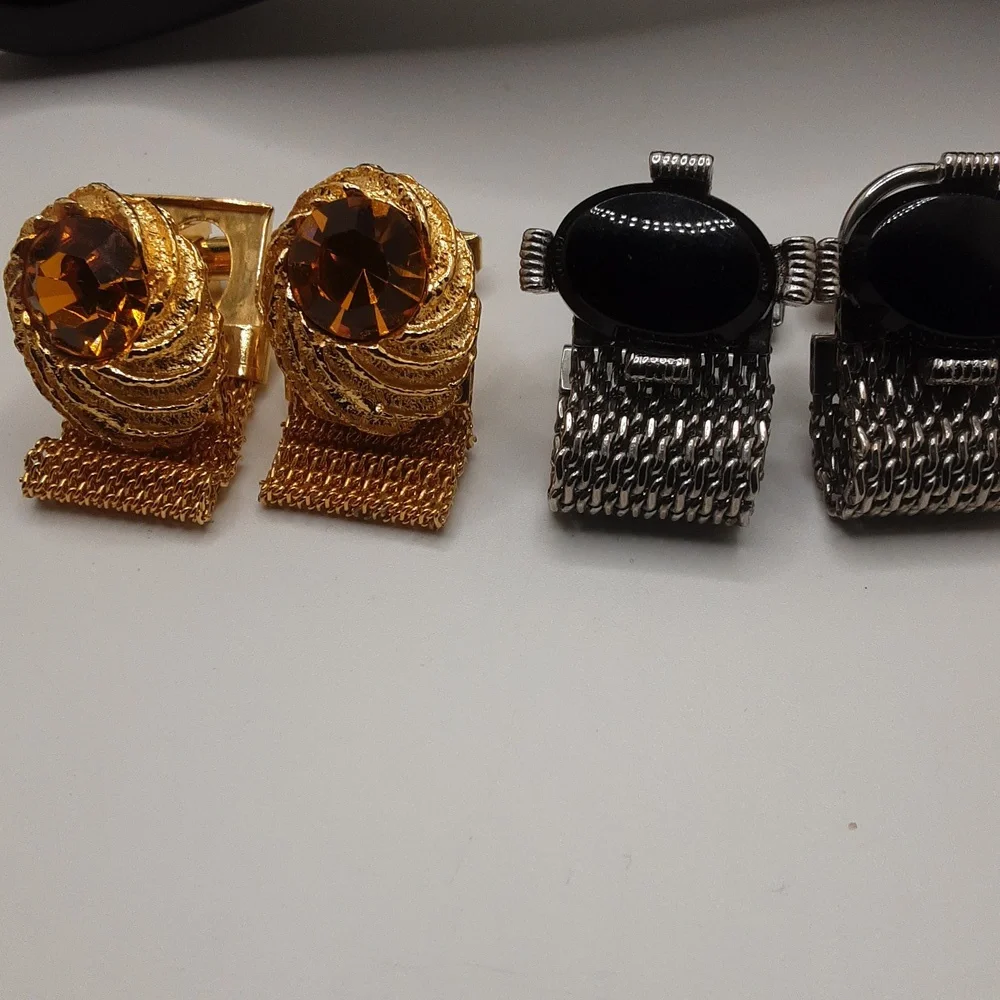 Vintage Cufflink Bundle (5 Pairs) - Picture 16 of 16
